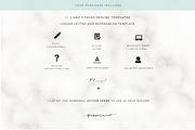 Resume Template for Word / CV, a Resume Template by PAPPERMINT RESUME STUDIO (Thumbnail 6 of 8)