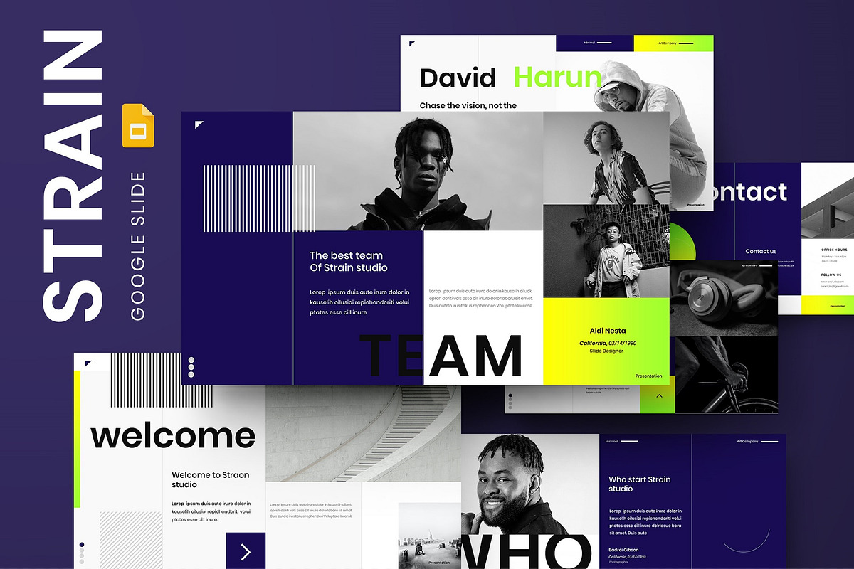 Strain - Business Google Slide Templ, a Presentation Template by Dens Creative Studio (Photo 1 of 6)