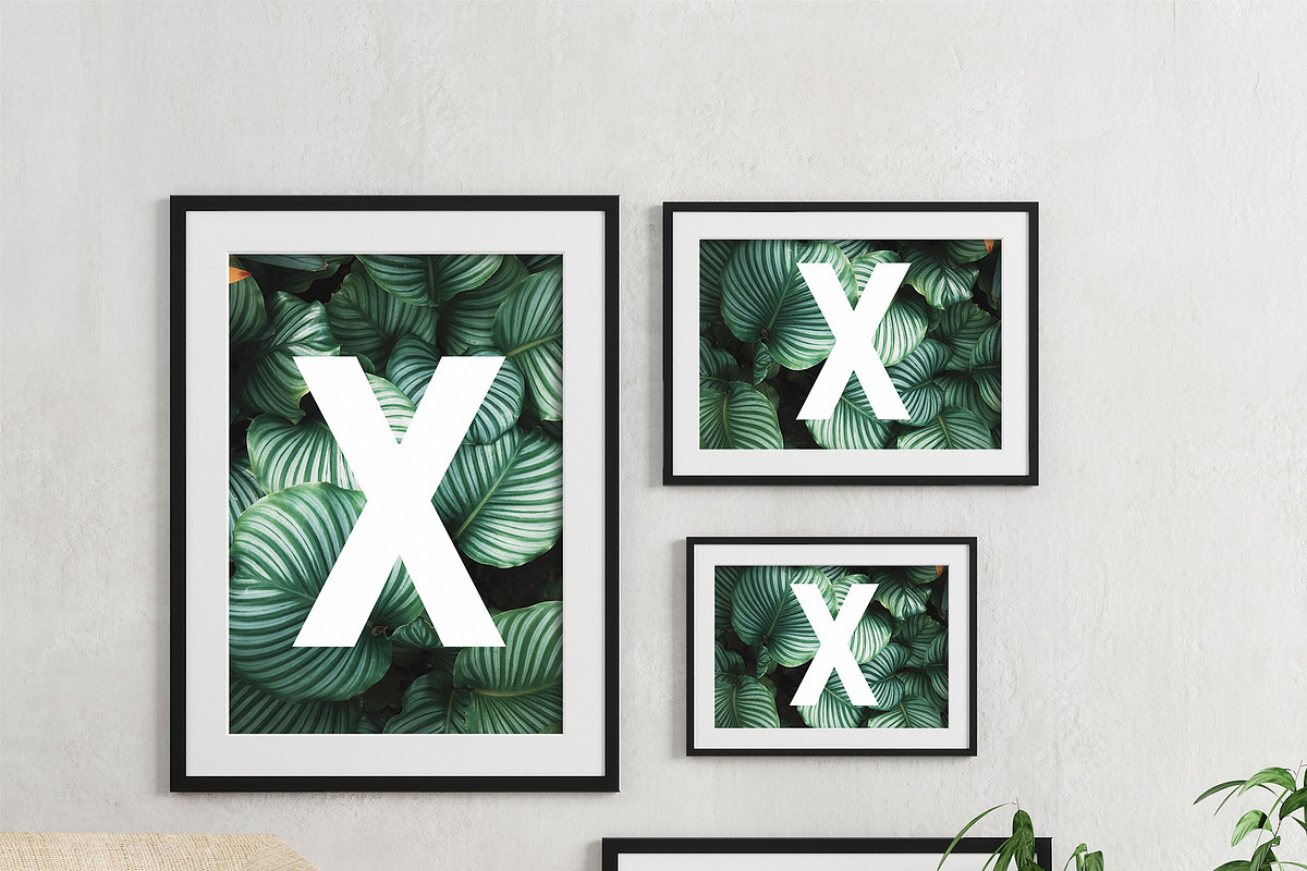 Multi Wall Frame Mockup, a Print Template by Graphictwister