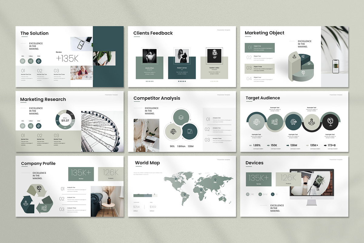 Investor Presentation Template preview 8