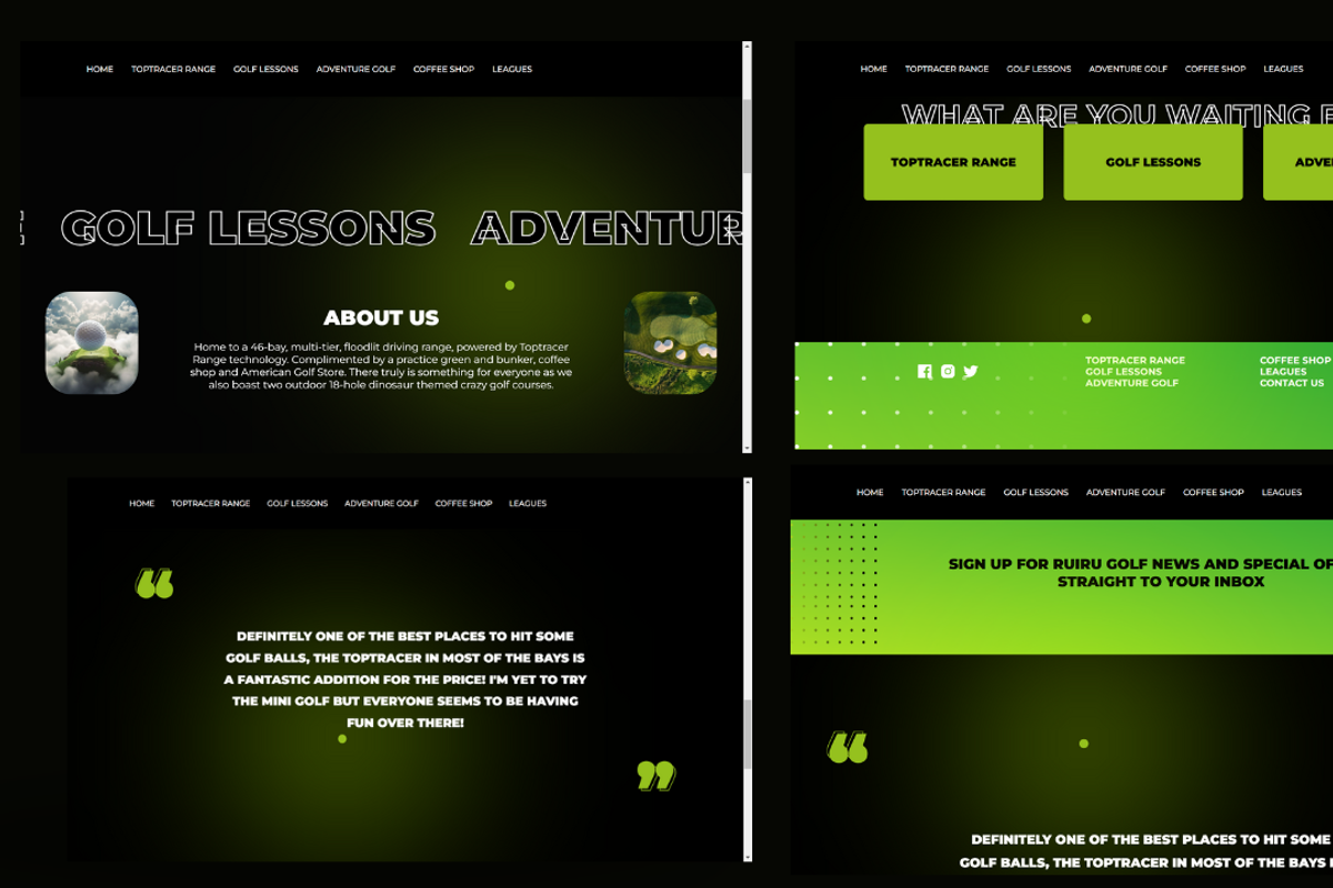 RuiruGolf-Golf Website Template, a HTML Template by NomaTemplates (Photo 5 of 13)