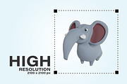 15 cute chibi animal 3d icons, an Animal 3D Model by Guavanaboy (Thumbnail 4 of 6)