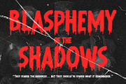 Soulcore Horror Display Font, a Font by Arterfak Project (Thumbnail 6 of 12)