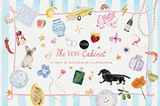 Handmade summer spring quirky icons, an Object Graphic by Grace Noboa Illustrations (Thumbnail 1 of 13)