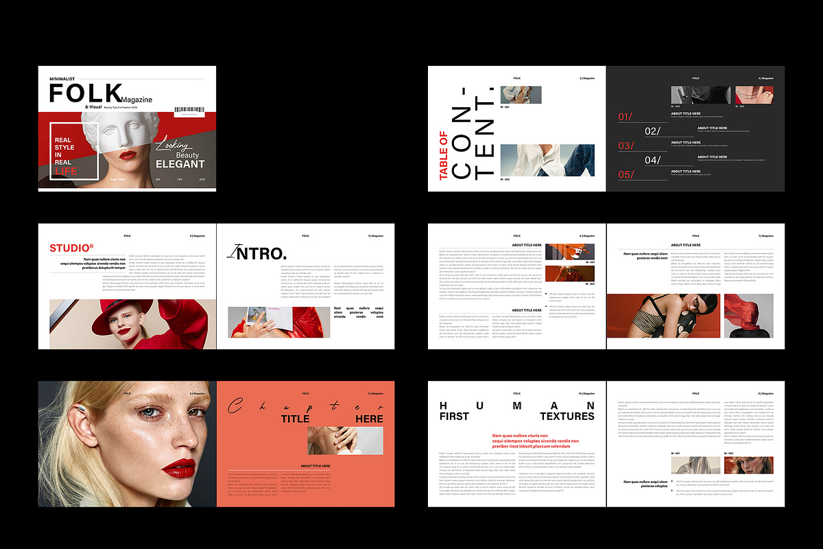 FOLK Modern Magazine Landscape, a Magazine Template by NorthPeak (Photo 11 of 12)