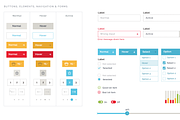 Mega UI style pack - 50% off!!!, an UI Kit Template by Pixelstudio (Thumbnail 7 of 8)