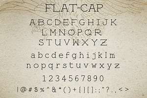 Traditional Tattoo Cap N' Serif