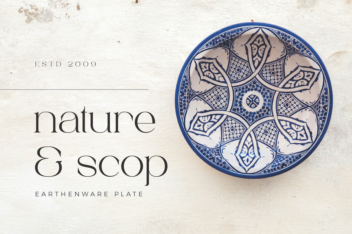 Larisa - Stylish Serif Font, a Serif Font by Aqeel_Art (Photo 5 of 9)