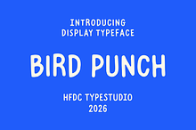 Bird Punch Handwritten