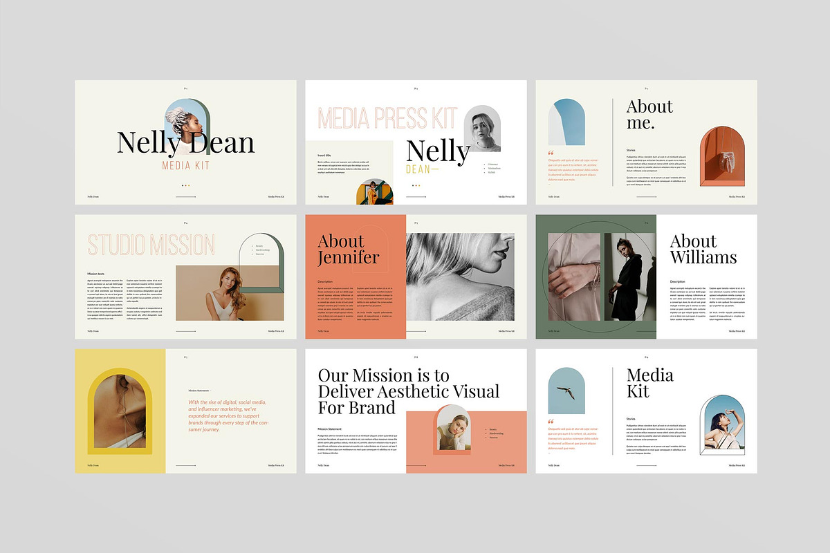 Media Press Kit Presentation, a Presentation Template by E-Type ...