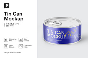 Tin Can Mockup