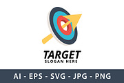 Abstract Target Board with Arrow, a Branding & Logo Template by Saba Vector (Thumbnail 1 of 3)