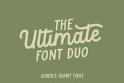 Jungle Giant Font Duo, a Script Font by Rachel Kick (Thumbnail 10 of 13)