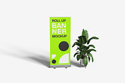 Rollup Banner Mockup, an Advertising Mockup by bimockup (Thumbnail 3 of 6)
