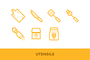 Burger Shop Icons / Illustrations, an Outline Icon by Sarunw (Thumbnail 3 of 4)