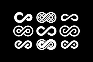 Infinity Logo Design Vol. 1, a Branding & Logo Template by ganuDESIGN
