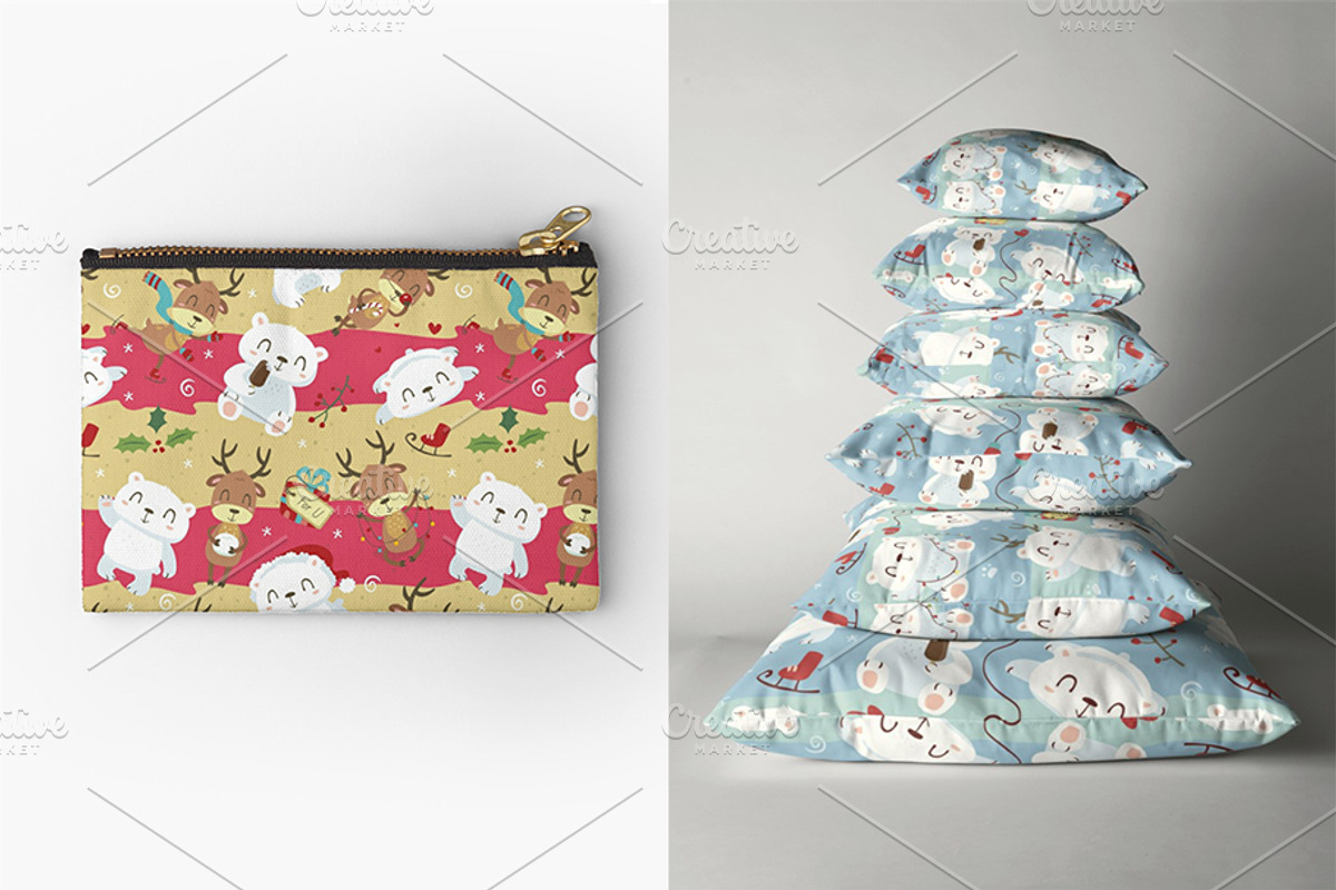 SALE! Polar Bear Winter Set, an Animal Illustration by SunnyWS (Photo 9 of 9)