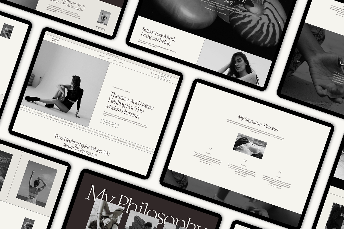 Website Template Squarespace: Tate, a Squarespace Template by Candor Templates (Photo 7 of 14)