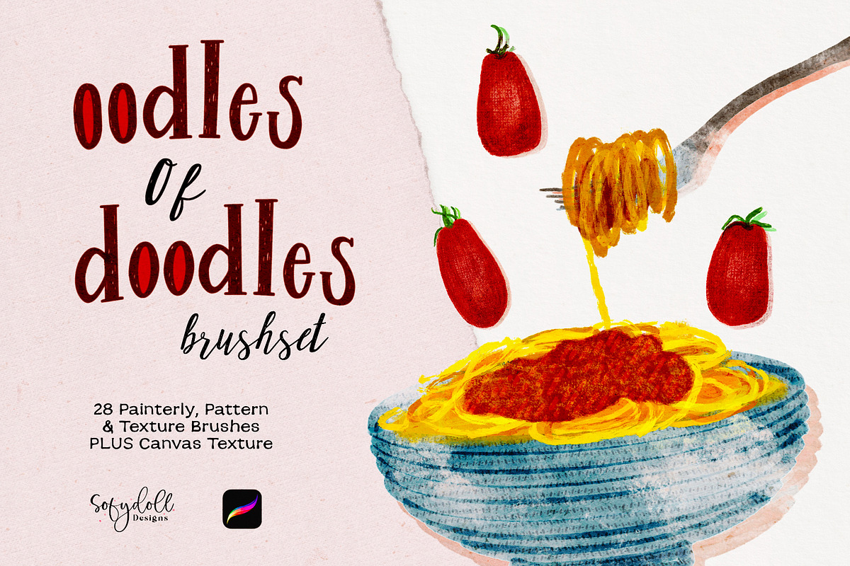 Oodles of Doodles Brushset, a Brush Add-On by Sofydoll Designs (Photo 1 of 8)