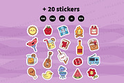Cute Picnic Time Characters, a Seasonal Illustration by Palau (Thumbnail 12 of 12)