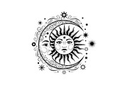 Sun Moon Celestial Mandala Bundle, an Illustration by Gaye Art (Thumbnail 18 of 31)
