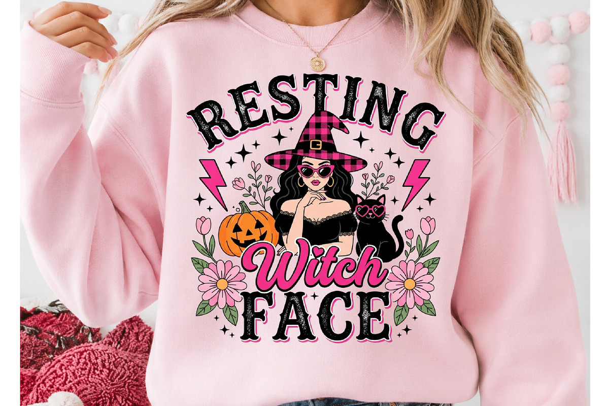 Pink Coquette Witch Halloween PNG, a Seasonal Illustration by DreamCafeArt (Photo 2 of 7)