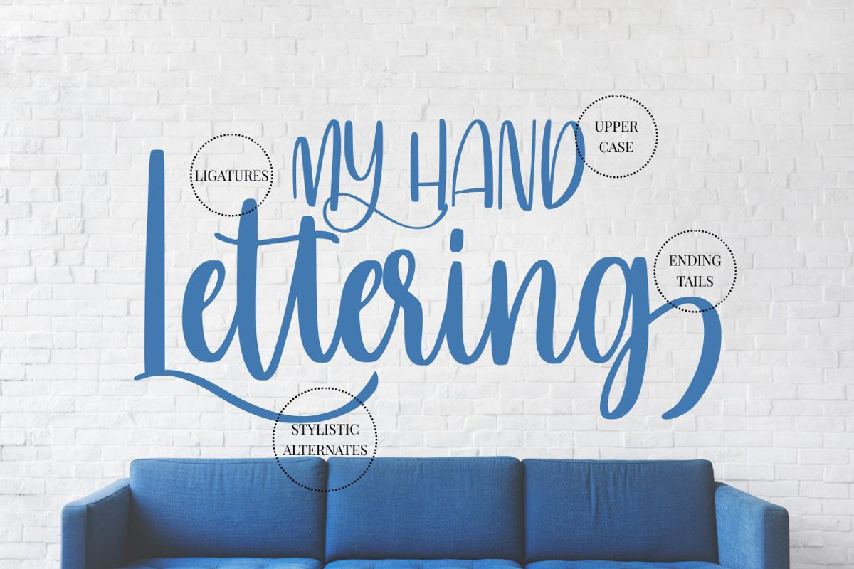 Betterlove - Handlettering Font preview 7