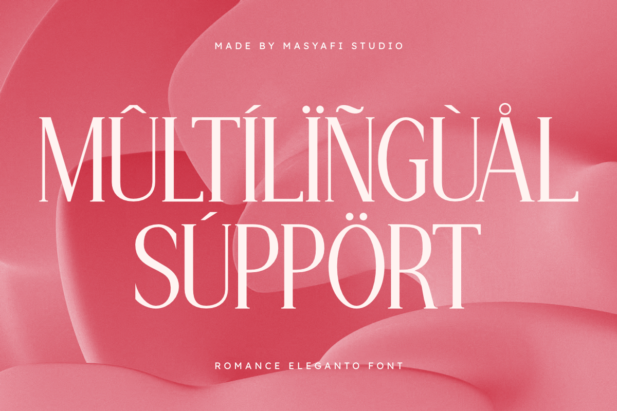 Romance Eleganto - Modern Serif Font, a Serif Font by Masyafi Studio (Photo 9 of 9)
