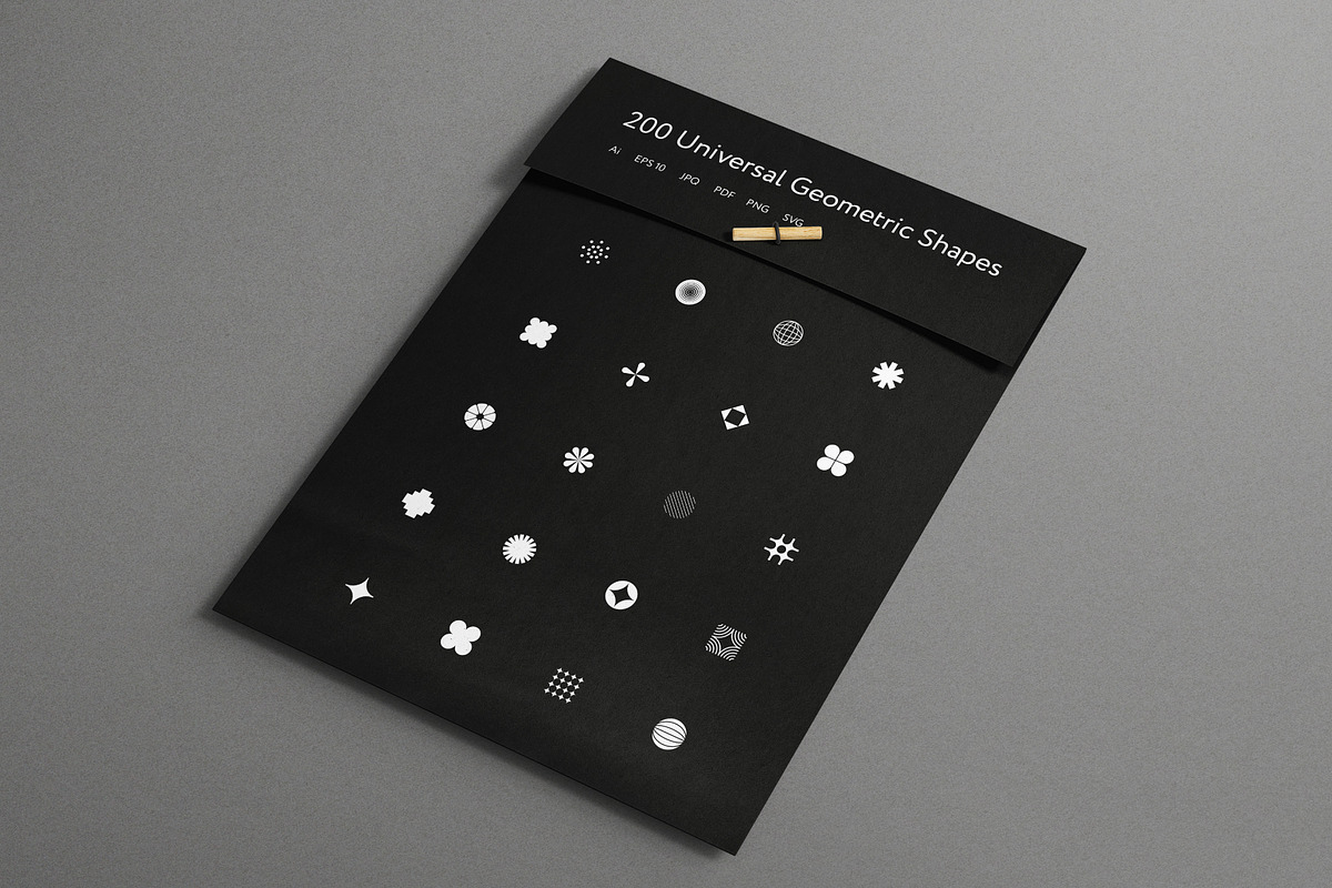 200 Geometric Shapes, an Object Graphic by DOBROGRAPH (Photo 9 of 9)