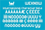 Logical Reasoning font, a Sans Serif Font by weknow (Thumbnail 7 of 8)