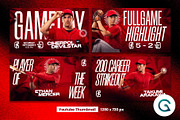 Baseball Social Media Template, a Social Media Template by Geelator Studio (Thumbnail 4 of 4)