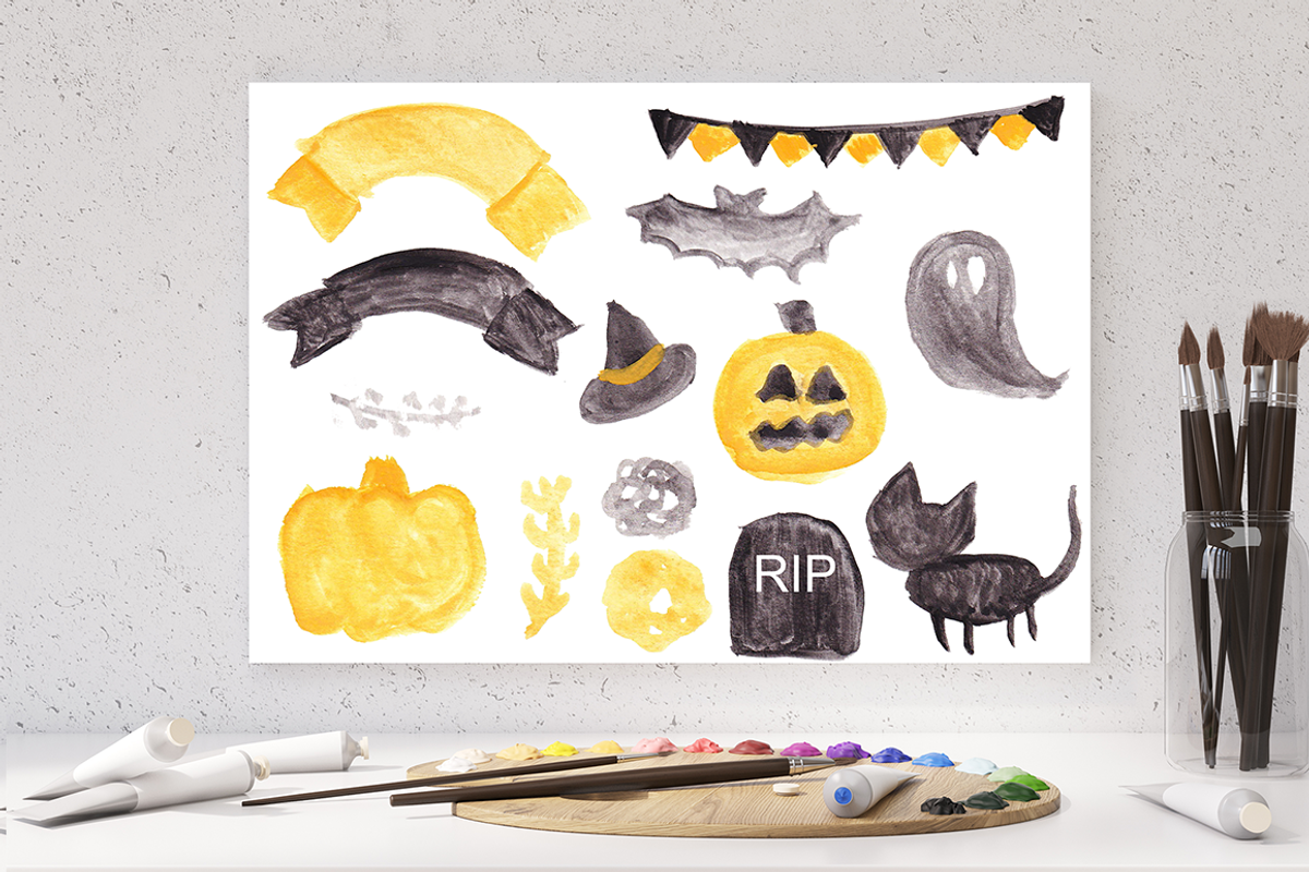 70% OFF watercolor clipart bundle, an Illustration by Pinkinks (Photo 9 of 9)