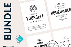 Open House Prints Template CANVA