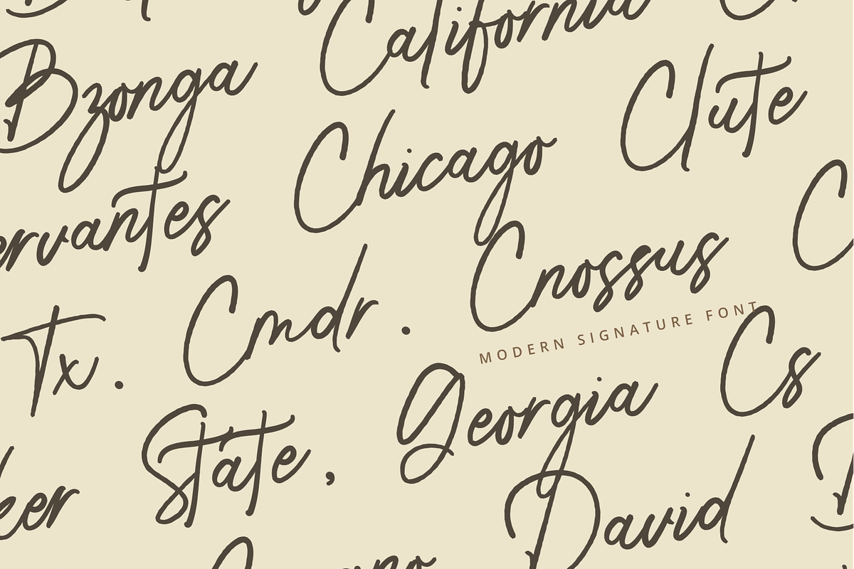 Eiffel Font, a Handwritten Font by Muwatta Studio (Photo 3 of 10)