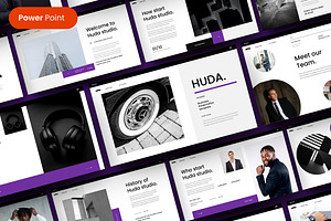 Huda – Business PowerPoint