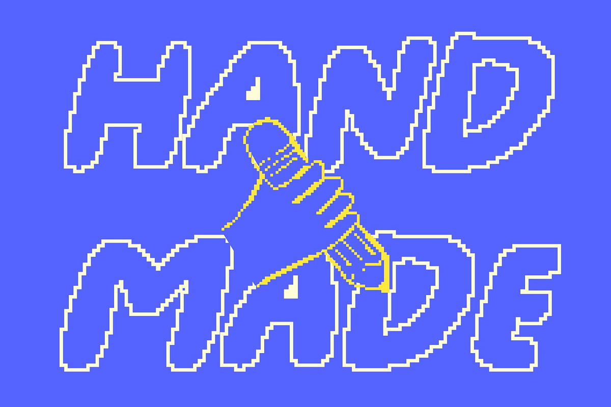 CS Meila Pixel, a Handwritten Font by Craft Supply Co. (Photo 2 of 8)
