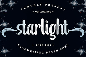 Starlight | Handwriting Brush Font