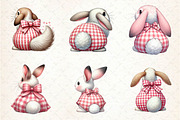 Cute Bunny Butt Sublimation Clipart, an Illustration by Dream Creation (Thumbnail 2 of 5)