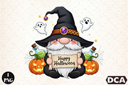 Happy Halloween Gnome Png, an Illustration by DreamCafeArt (Thumbnail 1 of 6)