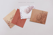 Dry flowers card mockup, a Card Template by YuMyart (Thumbnail 5 of 7)