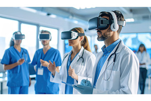 Medical professionals using virtual, a Health & Medical Photo by Igor Tichonow