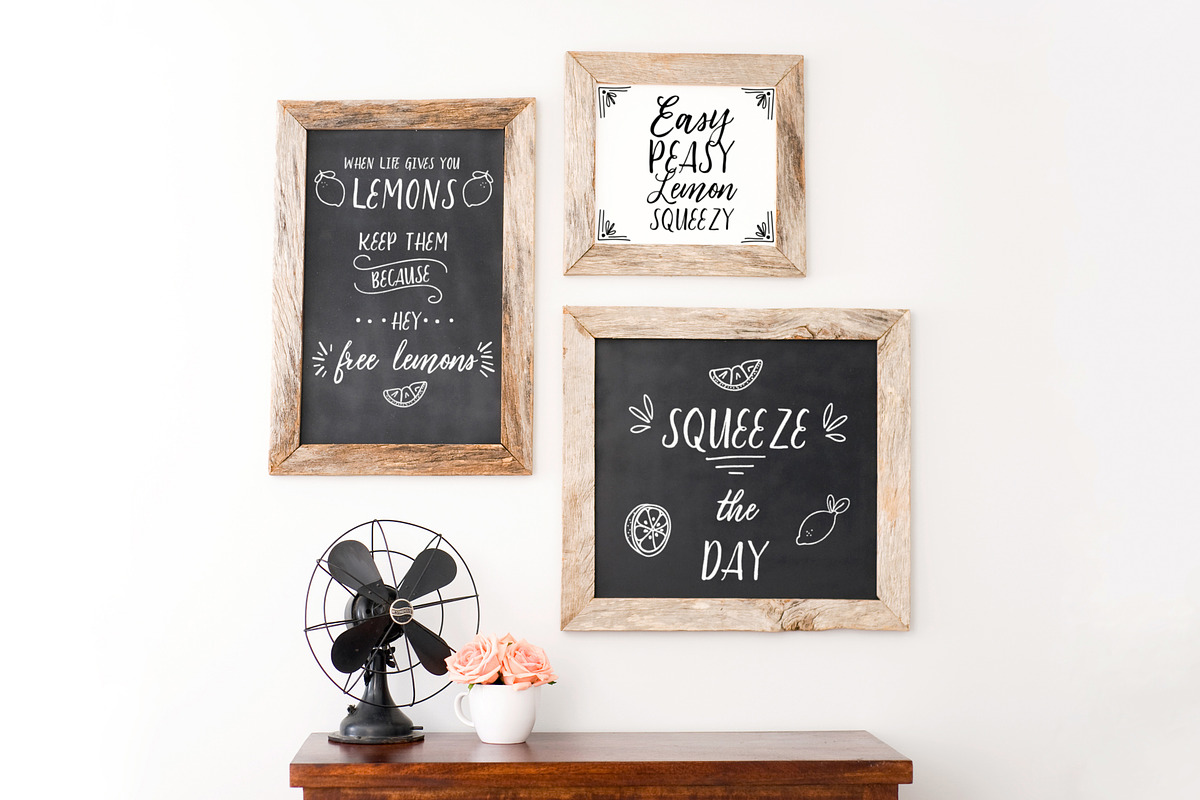 Lemon Balm Font Duo + Extras! preview 3