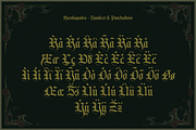 Aventaquadra, a Blackletter Font by ilhamtaro (Thumbnail 10 of 11)