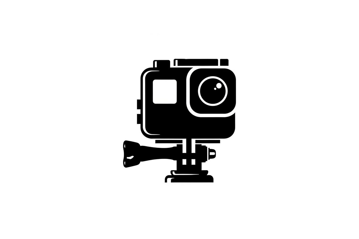 60 Action Camera Silhouette Icon, an Illustration by Artivon (Photo 25 of 61)