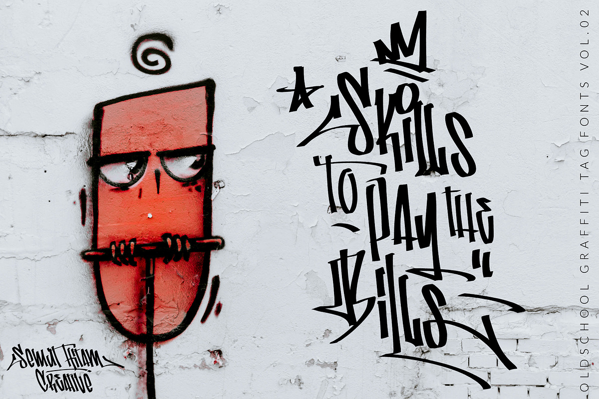 Street Wars - Graffiti Fonts preview 2