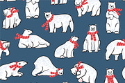 Polar bear, a Pattern Graphic by GooseFrol (Thumbnail 3 of 8)