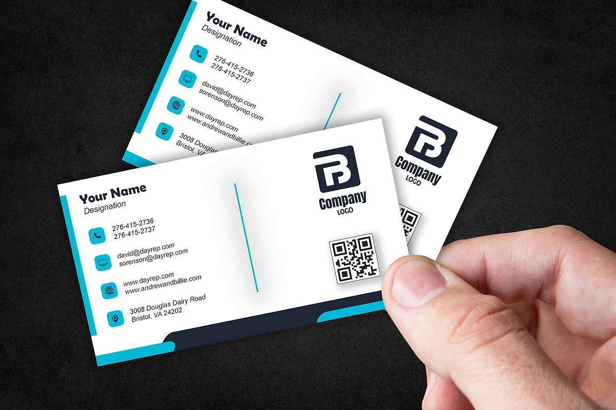 General Use Business Card PSD Template preview 5