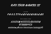 Black Sergio Brush Font, a Handwritten Font by RantautypeStudio (Thumbnail 13 of 13)