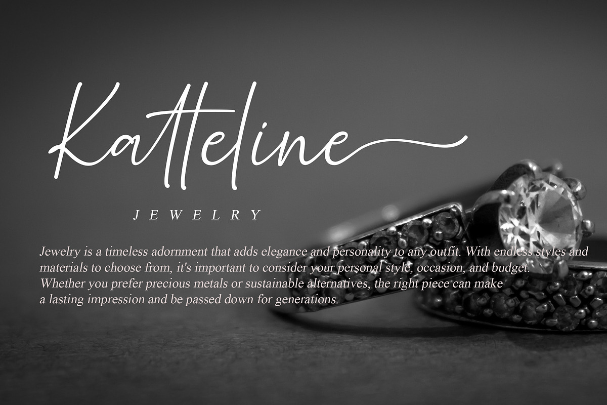 La Modesta, a Script Font by MJB Letters (Photo 4 of 10)