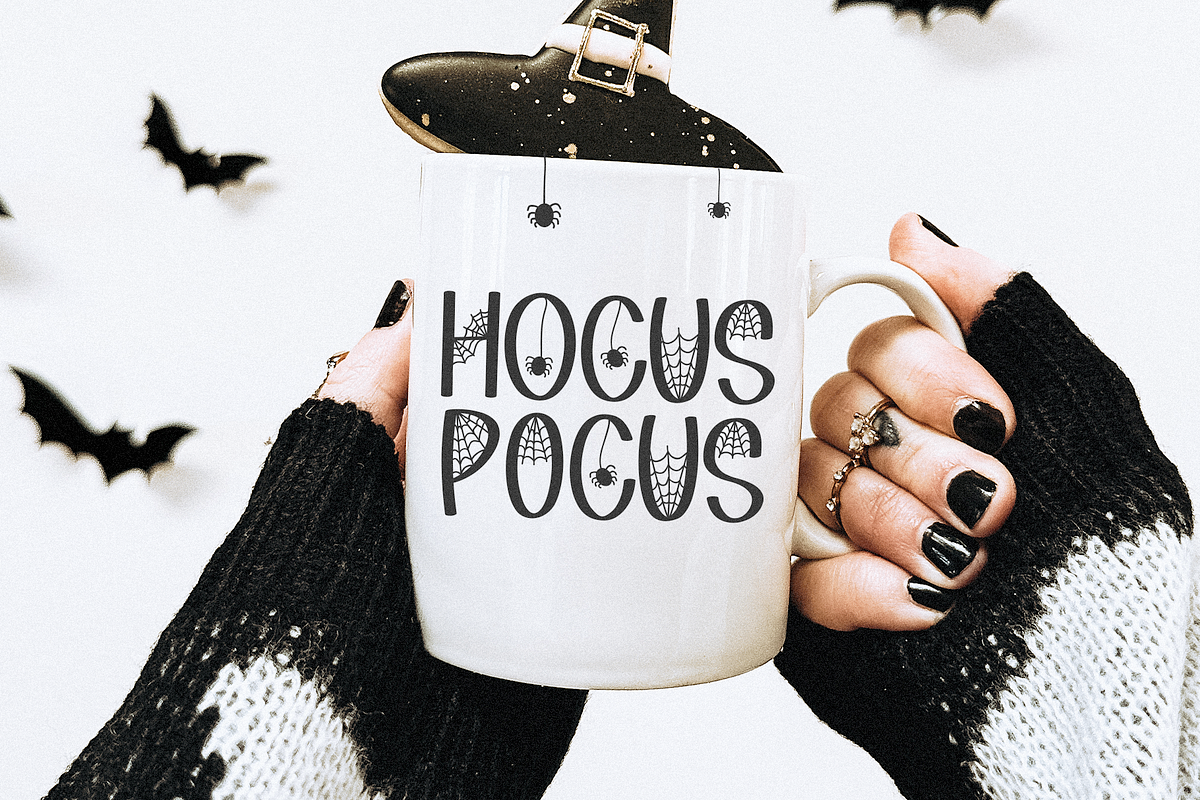 Spooky Things | Spider Web Font, a Handwritten Font by KA Designs (Photo 10 of 10)